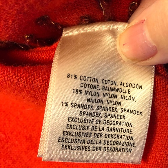 HWR Orange Red Cardigan - Picture 5 of 5